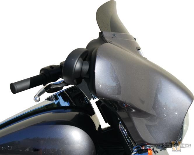 6" Rushmore Replacement Windscreen Dark Smoke For Harley-Davidson