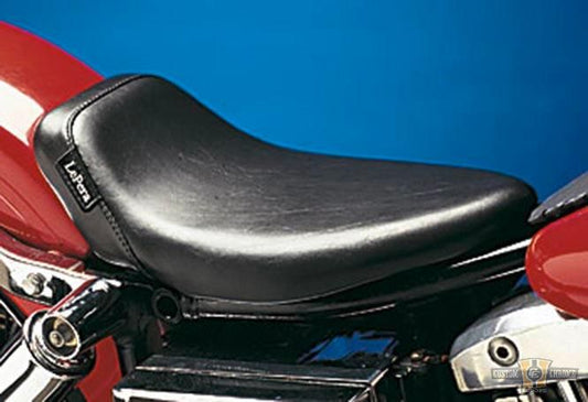 Bare Bones Gel Smooth Solo Seat Black Vinyl For Harley-Davidson