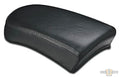 Bare Bones Pleated Pillion Pad with GEL Black Gel Steel Vinyl For Harley-Davidson