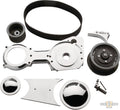 3" Open Belt Drive Aluminium Polished For Harley-Davidson