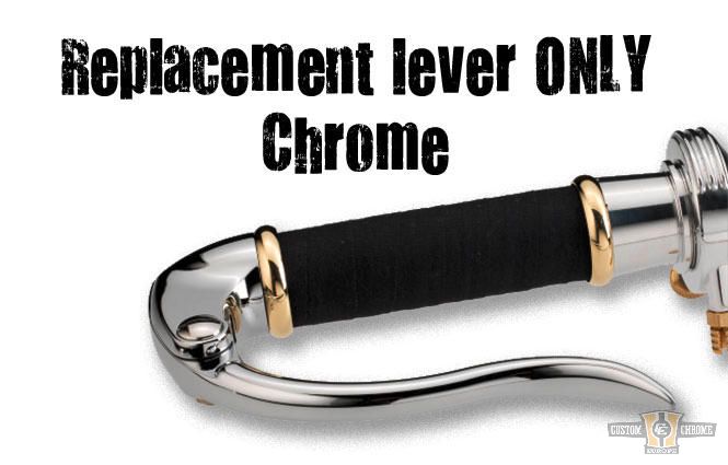 Retro Hand Control Replacement Lever Chrome For Harley-Davidson