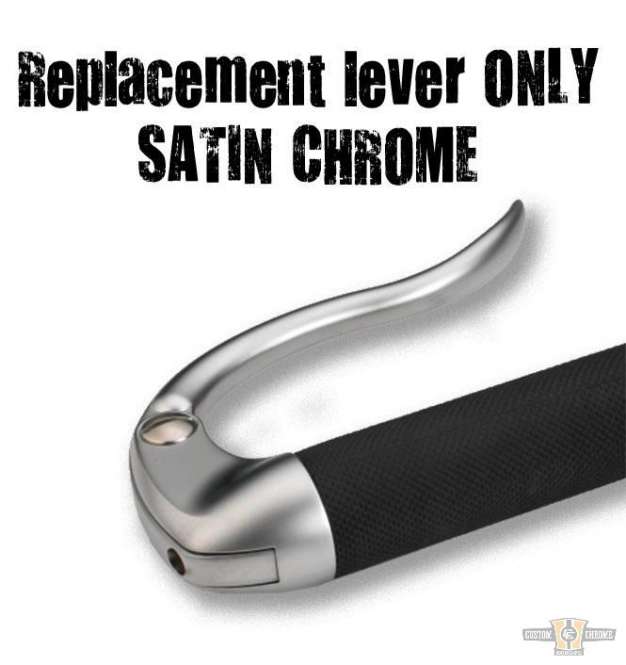Retro Hand Control Replacement Lever Satin For Harley-Davidson