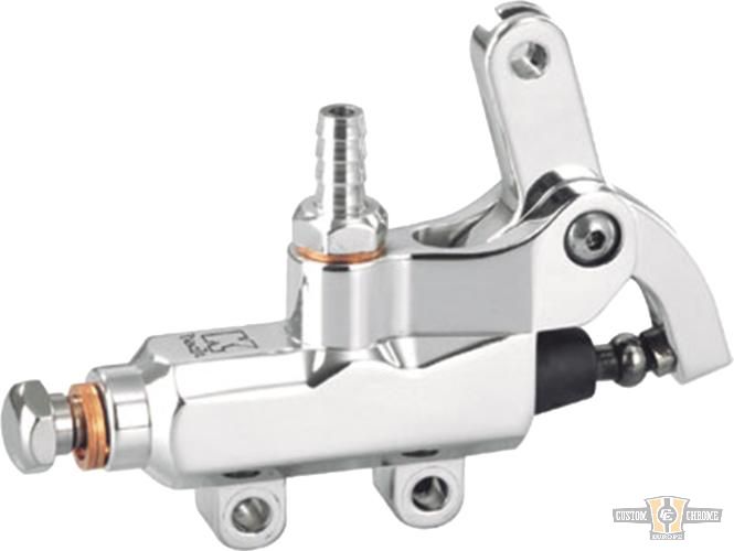 Wire Operated Master Cylinder Aluminium 14 mm Polished For Harley-Davidson