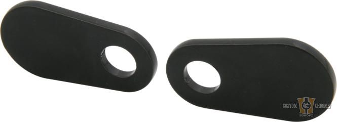 Turn Signal Mounting Plate Black Powder Coated For Harley-Davidson