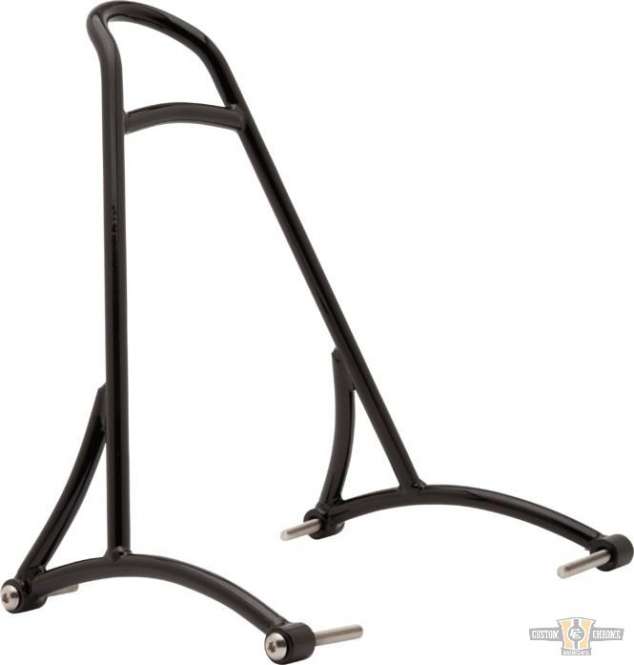 Short Sissy Bar Black For Harley-Davidson