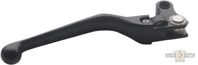 Ergonomic Smooth Hand Control Replacement Lever Black For Harley-Davidson