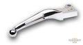 Ergonomic 2-Slot Hand Control Replacement Lever Chrome For Harley-Davidson