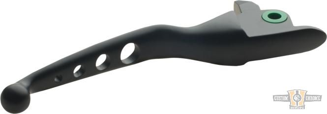 Ergonomic 4-Slot Hand Control Replacement Lever Black For Harley-Davidson