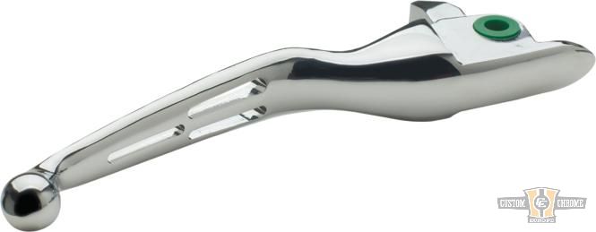 Ergonomic 3-Slot Hand Control Replacement Lever Chrome For Harley-Davidson