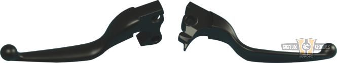Smooth Hand Control Replacement Lever Black For Harley-Davidson