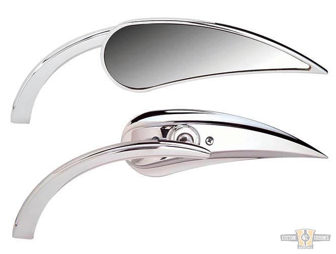 Rad II Micro Mirror Chrome For Harley-Davidson