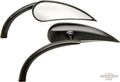 Rad II Micro Mirror Black, Powder Coated For Harley-Davidson