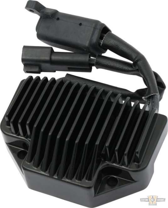 Voltage Regulator Black For Harley-Davidson