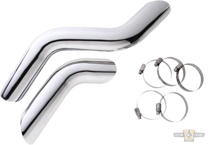 BOA Heat Shield Chrome For Harley-Davidson