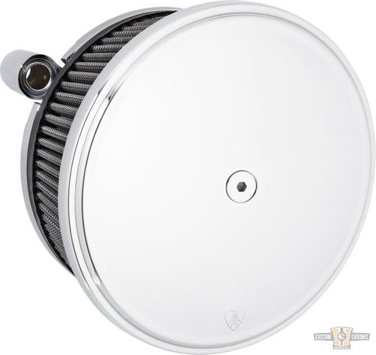 Smooth Big Sucker Stage II Air Cleaner Chrome For Harley-Davidson