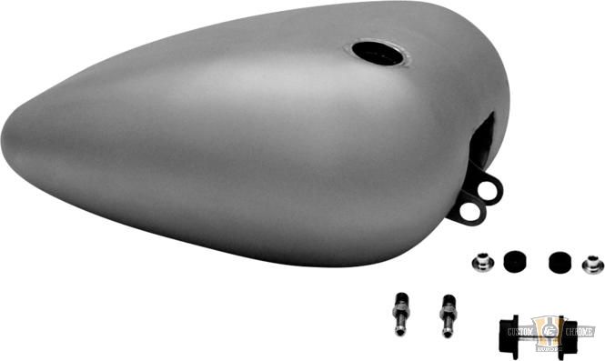 4.2 Gallone One-Piece Stock Replacement Gas Tank with screw-in Gas Cap For Harley-Davidson