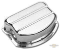 Pan-Style Rocker Box Cover Show Chrome For Harley-Davidson