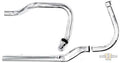 Independent Dual Headers for Panhaeds and Shovels Chrome For Harley-Davidson