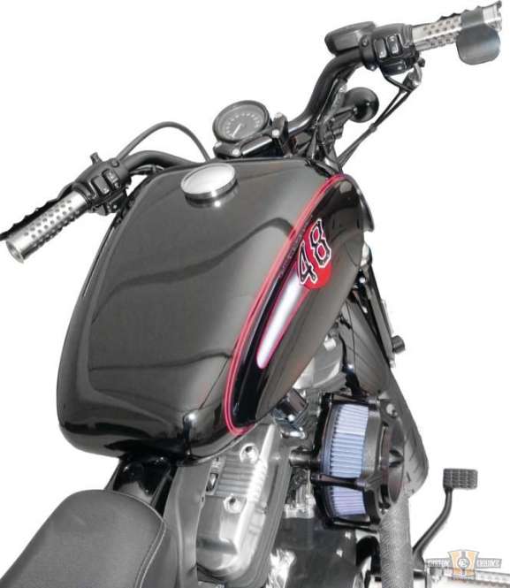 3.5 Gallon Dished & Axed Custom Gas Tank for Sportster For Harley-Davidson