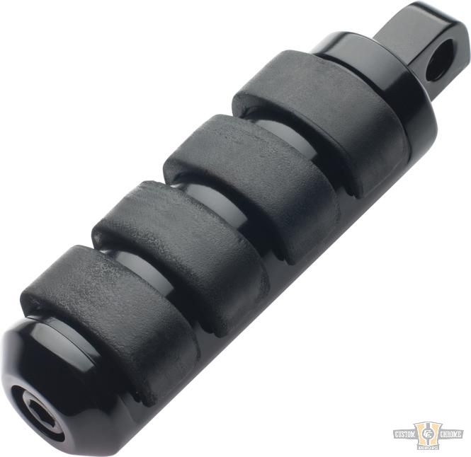 Vibra-Kushion Foot Pegs Black For Harley-Davidson