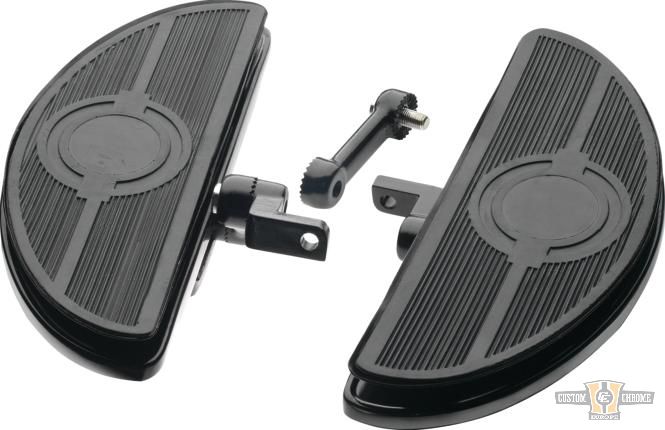 Adjustable Floorboards Black For Harley-Davidson