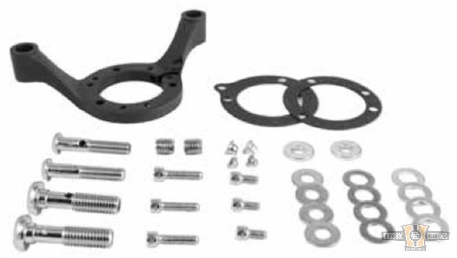 Breather Bracket Black For Harley-Davidson