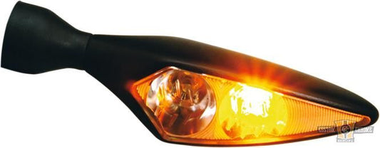 Micro Rhombus PL LED Turn Signal/Position Light Black Clear LED For Harley-Davidson