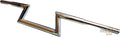 120 Z-Bar 1 1/4" Handlebar with 1 1/4" Handlebar Clamp For Harley-Davidson
