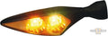 Micro Rhombus Dark LED Turn Signal Black Tinted LED For Harley-Davidson