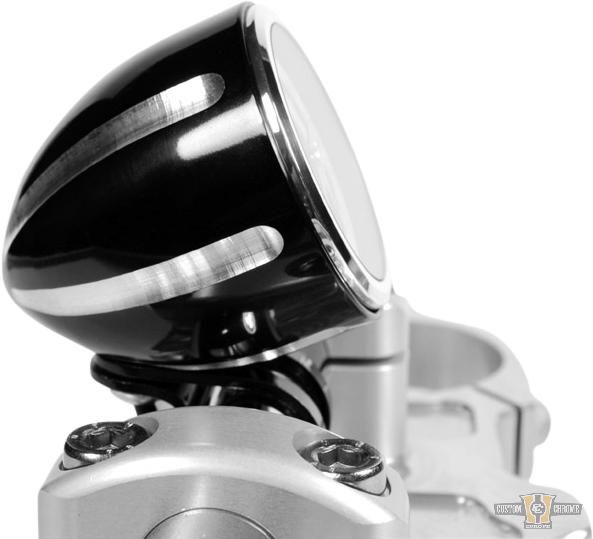 mst Groove Gauge Cup Housing Black Anodized For Harley-Davidson