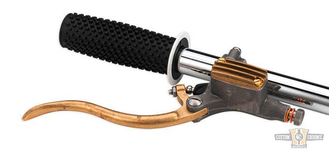 Deluxe Brake Master Cylinder Kit Aluminium Brass 14 mm Raw For Harley-Davidson