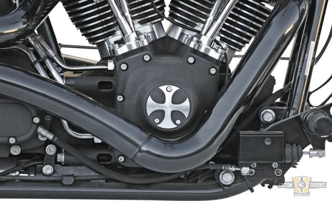 Cross Point Cover Bi-Color Anodized For Harley-Davidson