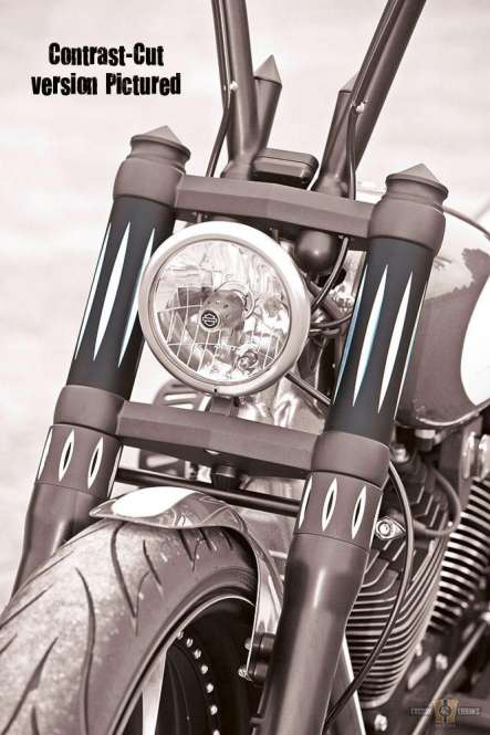 Fork Cover Aluminium Polished For Harley-Davidson