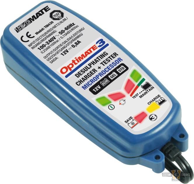 Optimate 3+ Battery Charger For Harley-Davidson