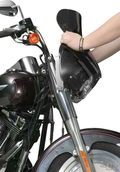 Stinger Windshield Dark Smoke For Harley-Davidson
