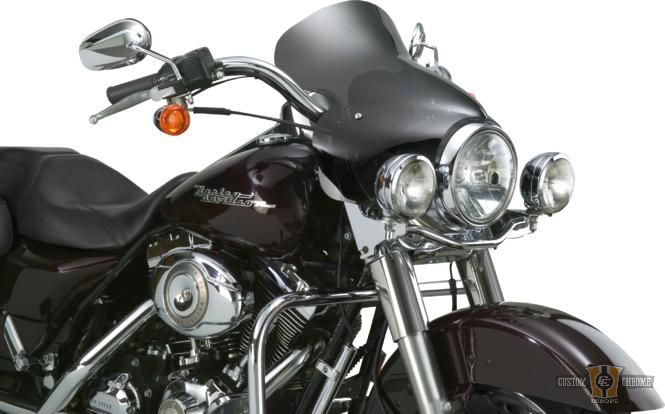 Stinger Windshield Dark Smoke For Harley-Davidson