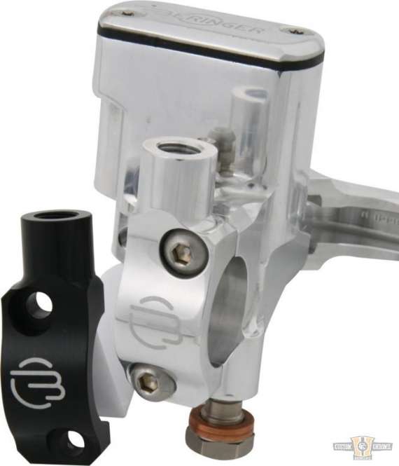 Mirror Mounting Clmap Black For Harley-Davidson