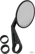 Montana Bar End Mirror Black, Anodized For Harley-Davidson