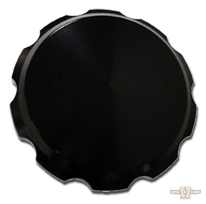 Smooth Gas Cap Black For Harley-Davidson