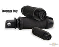 Elite Footpegs Black For Harley-Davidson