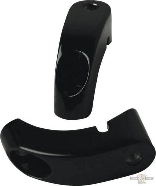 Turn Signal Mount Black For Harley-Davidson