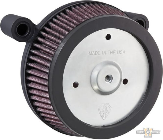 Big Sucker Stage 1 Air Cleaner Black For Harley-Davidson