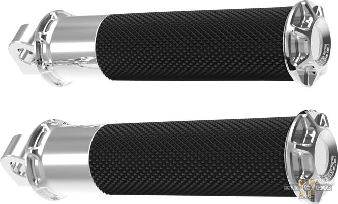 Beveled Fusion Footpeg Chrome For Harley-Davidson