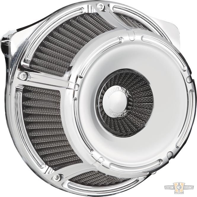 Slot Track Inverted Series Air Cleaner Chrome For Harley-Davidson