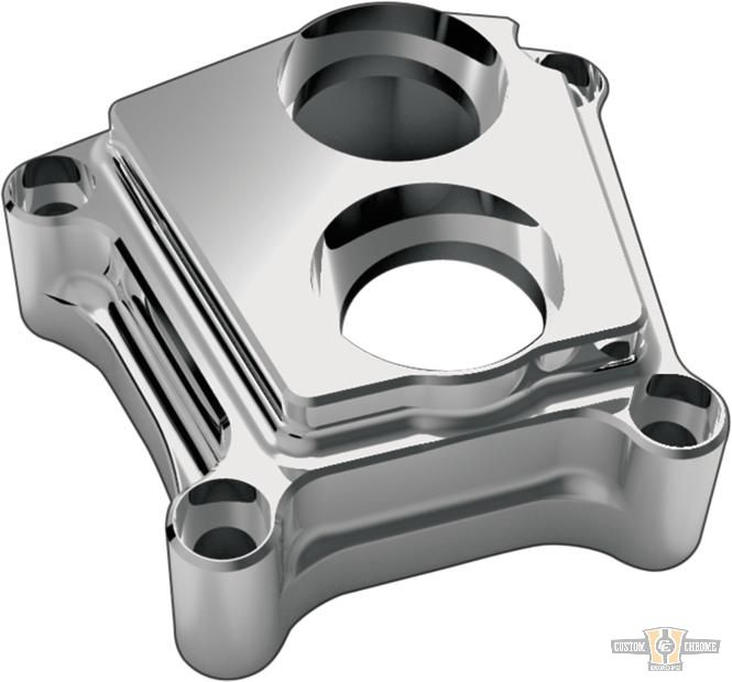 10-Gauge Lifter Block Covers Chrome For Harley-Davidson