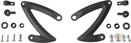 Z-Style Headlight Bracket Black For Harley-Davidson