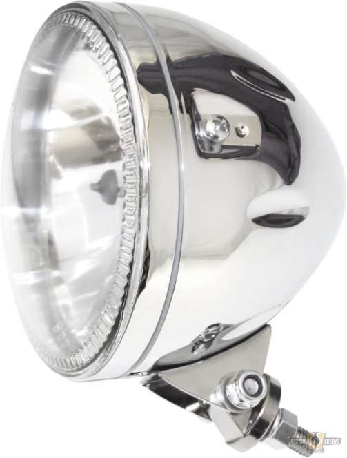 Skyline 5 3/4" Headlight Chrome LED For Harley-Davidson