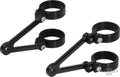 Fork Side Mount Headlight Bracket Black For Harley-Davidson