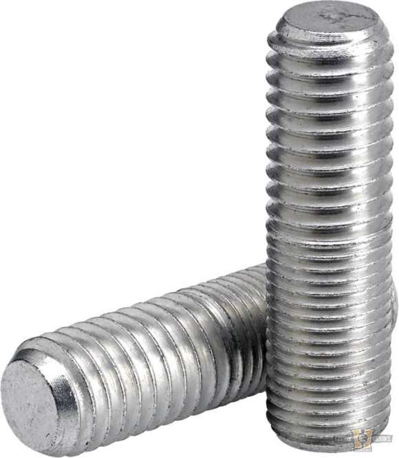 Springer Riser Stud Chrome 1/2"-13 UNC 1/2"-20 UNF For Harley-Davidson