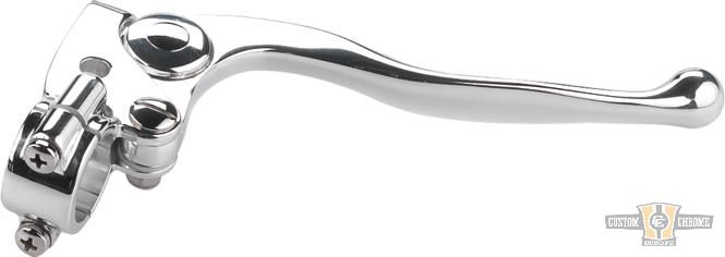 Classic Brake Cable Perch Assembly Aluminium Polished For Harley-Davidson
